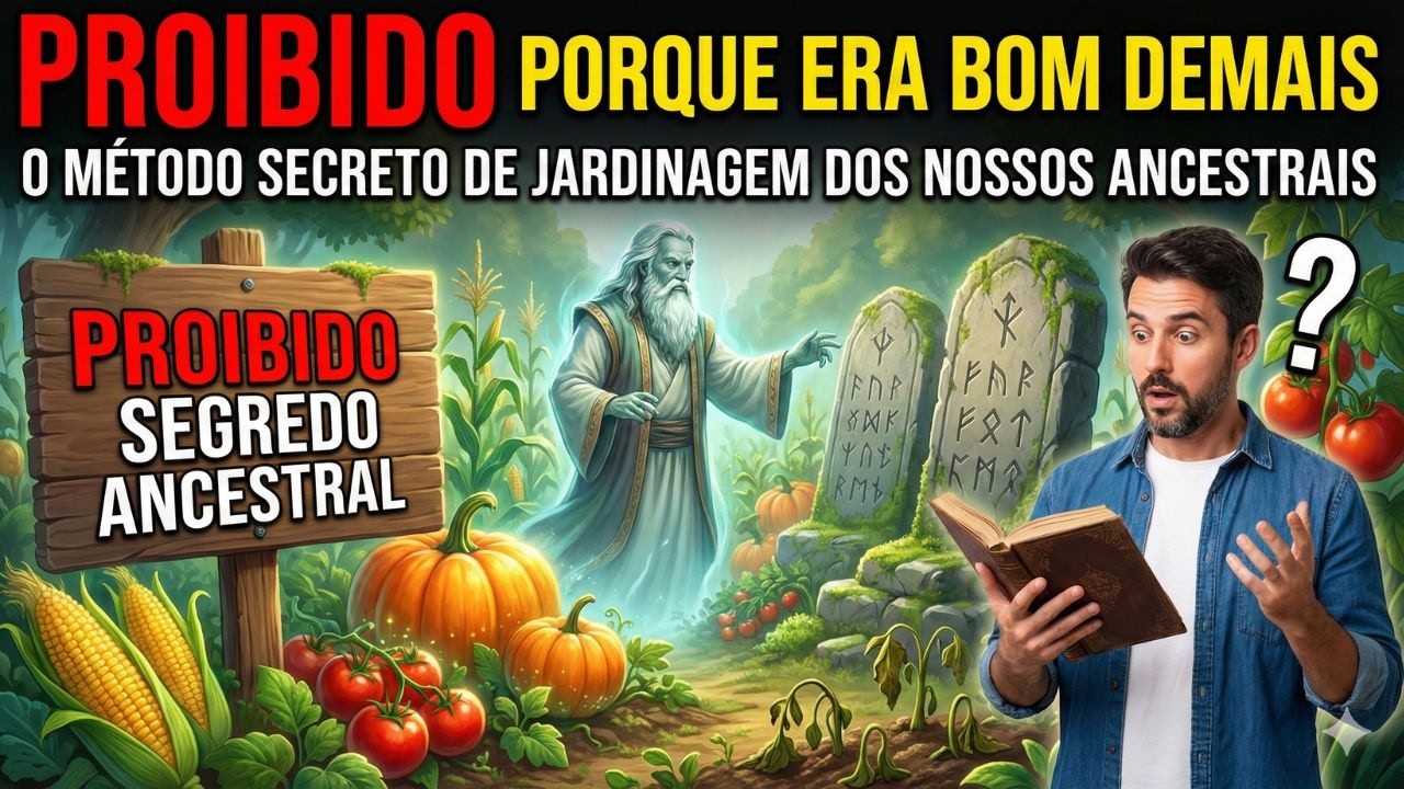 🌱 PROIBIDO Porque Era Bom Demais: O Método Secreto de Jardinagem dos Nossos Ancestrais