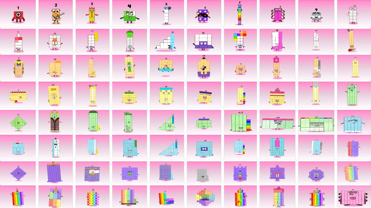 Sprunki OC Numberblocks от 1 до 80 | Сборник Incredibox #sprunki #incredibox #numberblocks