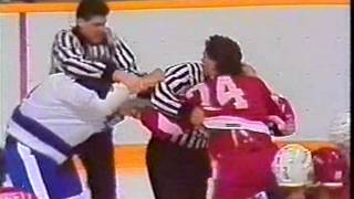 Dave Semenko vs Tim Hunter - The battle of Alberta rekindled one last time