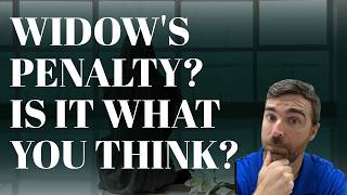 How important is the widow's penalty in deciding on Roth conversions