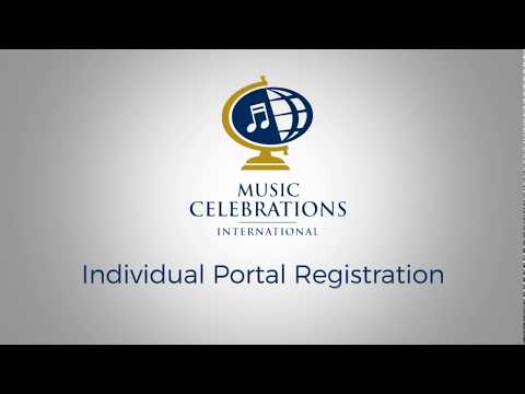 Individual Portal Registration Walkthrough
