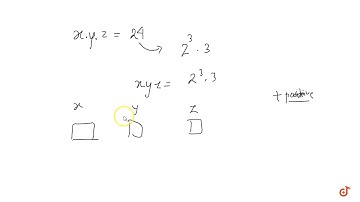 Find the total number of positive integral solutions for `(x ,y ,z)` such that `x y z=24.` Also find