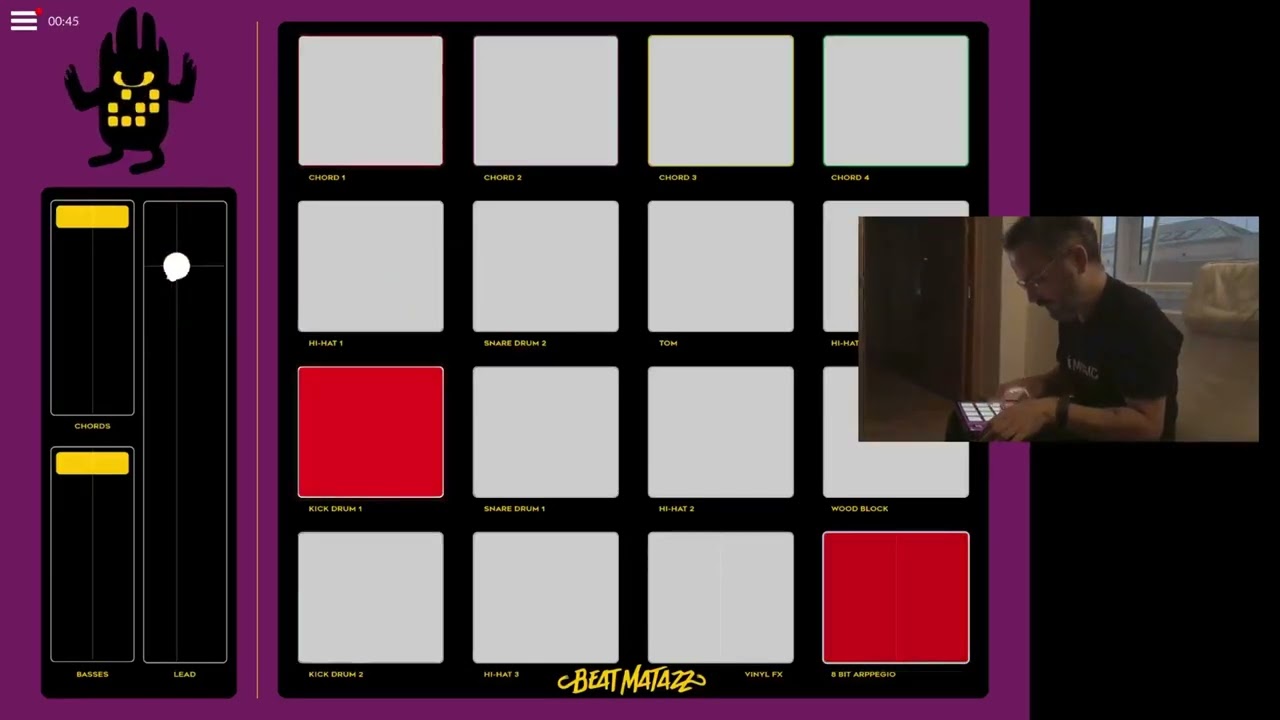 Playing with beatmatazz when waking up