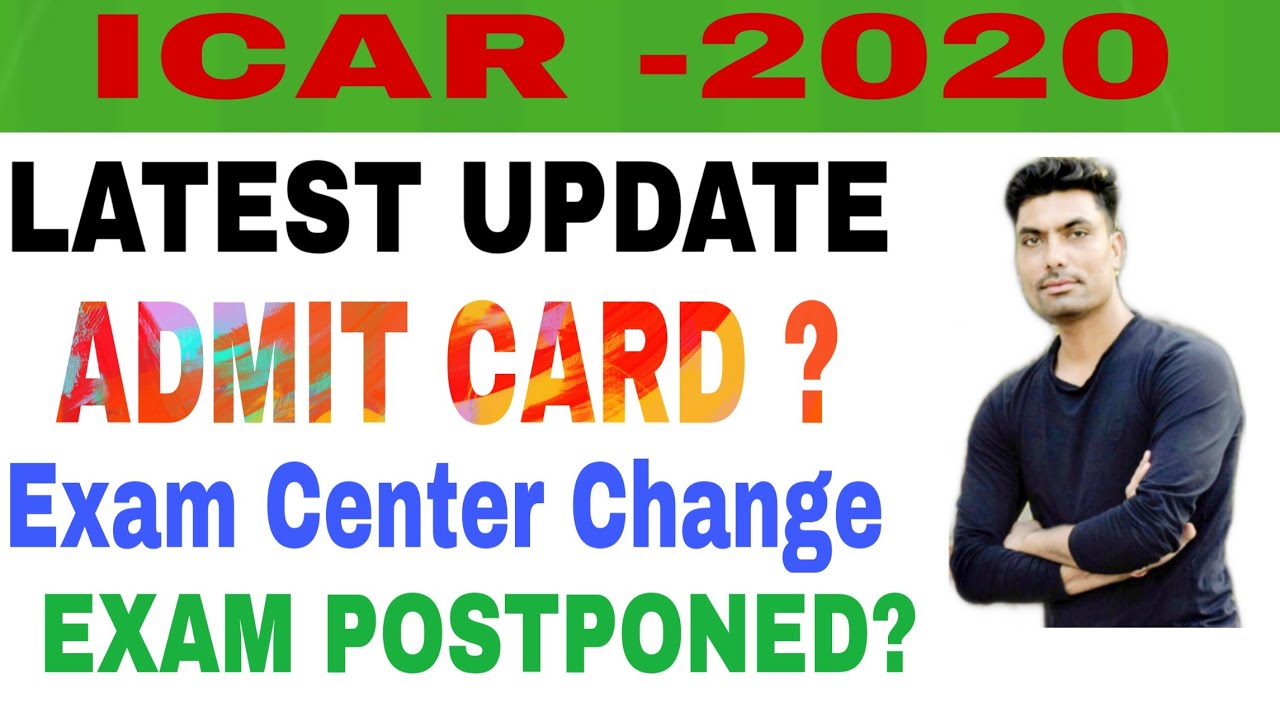 Icar admit card 2020