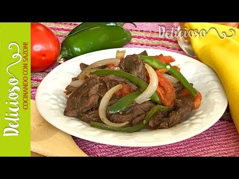 Arrachera de Res a la Mexicana / Fajita a la Mexicana Recipe