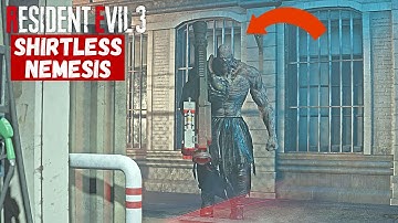 Shirtless Nemesis Chases Jill Valentine  - Resident Evil 3 Remake | Nemesis Mod