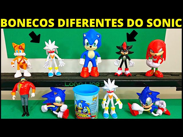 20 Bonecos SONIC 2 (O FILME), Coleção com Super Sonic, Miles Tails, Shadow,  Sonic Lobo, Knuckles 