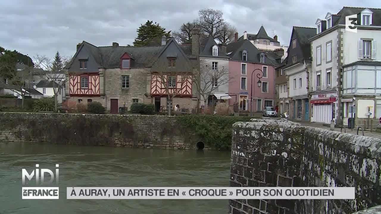SUIVEZ LE GUIDE : À Auray, un artiste en 