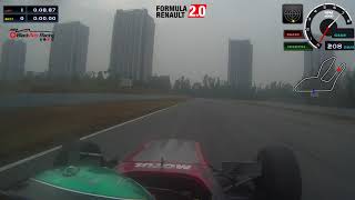 Onboard Yves Volte Zhuhai winter test Formula Renault with BAR