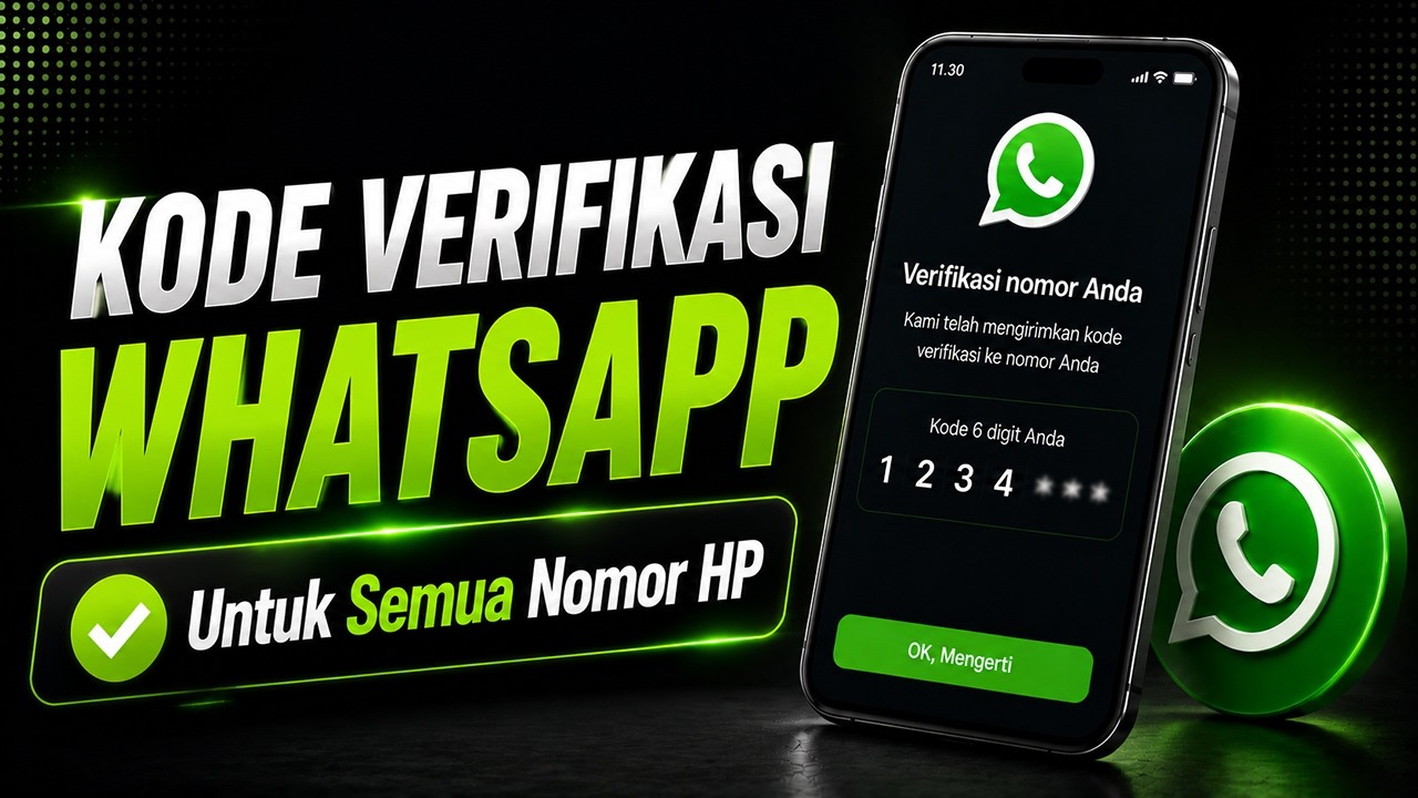 Kode Verifikasi WhatsApp untuk Semua Nomor HP 