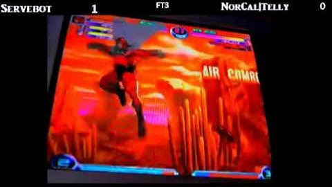 MvC2 Servbot Vs NorCaL TeLLy