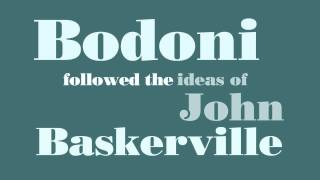 Bodoni Type Specimen