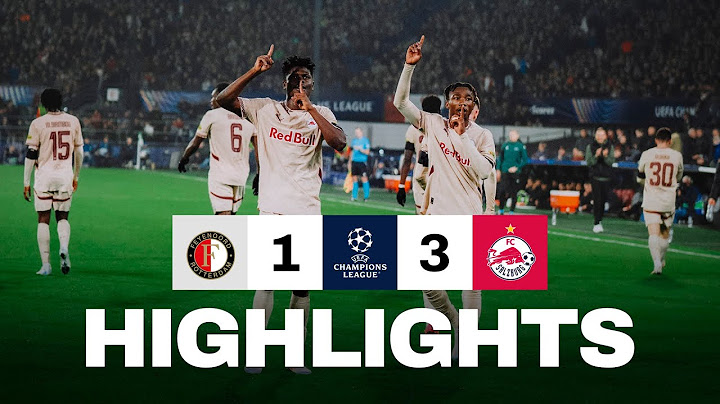 Sweet Salzburg Victory At „De Kuip“ | Feyenoord 1 - 3 FC Salzburg | Highlights | UCL Matchday 04