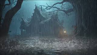 Night Rain Symphony & Soft Thunder Echoes | Sleep Better & Reduce Anxiety with Forest Rain Sounds