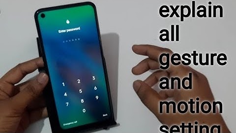 oppo A74 | how to use all use screen gestures setting |  gesture motion use kaise karen