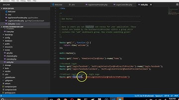 Laravel 5 6 voting app   13   redirect registration page to login