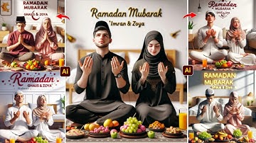 Ramadan Mubarak Ai Image Generate Free 😍 || Ai Photo Editing - Ghaus Editz