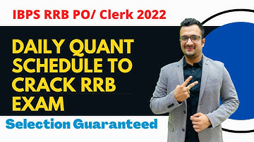 Daily Quant Schedule for IBPS RRB PO/Clerk | By Sumit Verma
