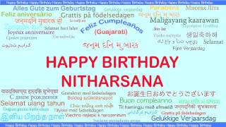 Nitharsana   Languages Idiomas - Happy Birthday