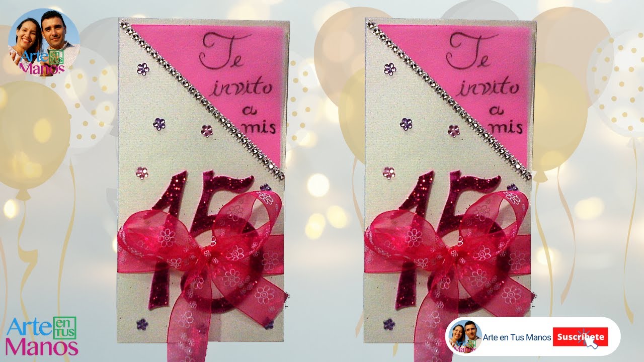 Cómo hacer una TARJETA DE INVITACIÓN para 15 años (QUINCEAÑERA) - thptnganamst.edu.vn