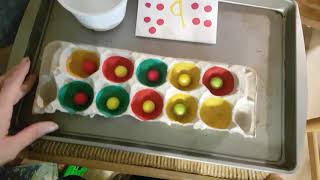 September Apple Theme learning trays and sensory bins
