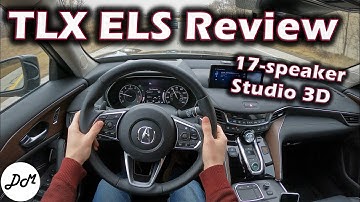 2021 Acura TLX – ELS Studio 3D 17-speaker Sound System Review | Apple CarPlay & Android Auto