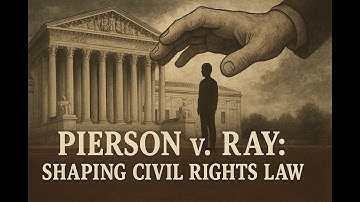 Pierson v. Ray and the Birth of Qualified Immunity: A Turning Point in Civil Rights Law (Part 1)
