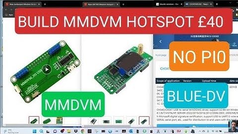 MAKE-BLUE DV MMDVM HOTSPOT £40 - DMR Dstar Fusion (Wired USB) No Pi0 Needed
