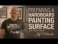 Preparing a hardboard painting surface with Fantasy Artist Jeff Miracola