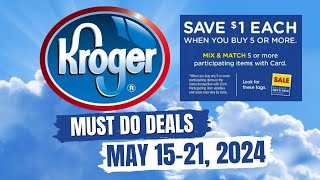 *GLITCH DEAL?* Kroger MUST DO Deals for 5/15-5/21 | Mega Sale, Buy 2 Save $10, & Weekly Digitals by Shopping with Shana 4,711 views 2 weeks ago 47 minutes