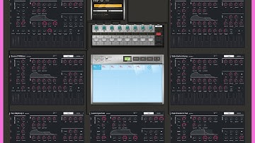 Phase 84 Synth by Retronyms Running x7 in TableTop, Demo for iPad