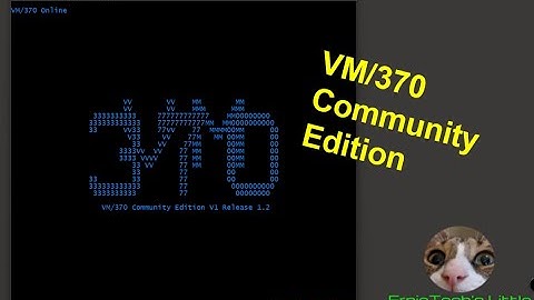 VM/370 Community Edition now in the mix!