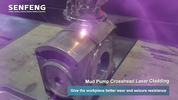 mud pump crosshead laser cladding base material 42CrMo with powder babbitt metal