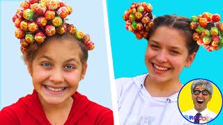 Les coiffures des Bonbons | 100$ Express Challenge | Monsieur Brocoli & Chiki-Piki