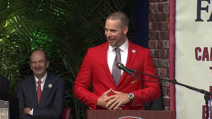 Chris Carpenter Cardinals Hall of Fame Induction S...