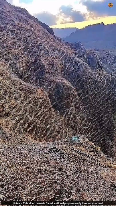 Why are Chinese Covering Mountains with Iron Nets? 🤯