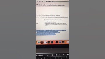 Certified in Cyber Security