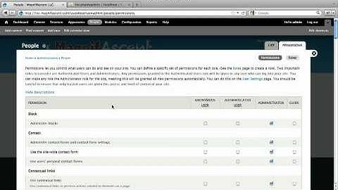 102. Review of how roles and permissions work (a Drupal how-to)