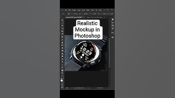 🖼️ Create Realistic Mockups in Photoshop Step-by-Step! #photoshopeffects