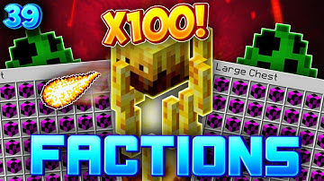 RAIDING CRAZY 100+ SPAWNER BASE! | TheArchon Factions Ruby #40!