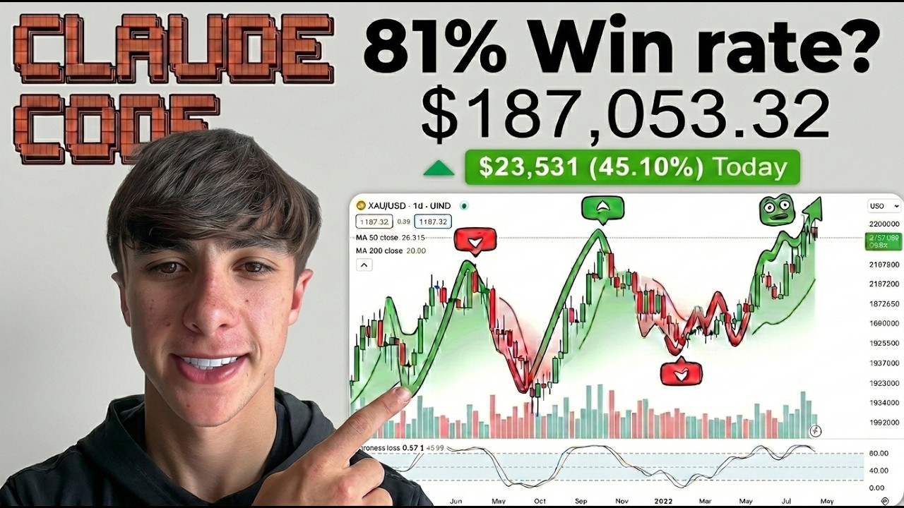 I Gave Claude Code $200k to Trade Gold…(Full Build) - YouTube