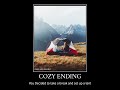 Hiking all endings meme 