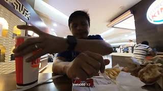 Trying the Single Patty Whopper at Burger King Before My Flight 🍔✈️ | Airport Food Review