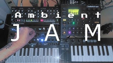 Ambient Mono Synths Jam with Arturia Microfreak, Roland SE02 and Elektron Digitakt