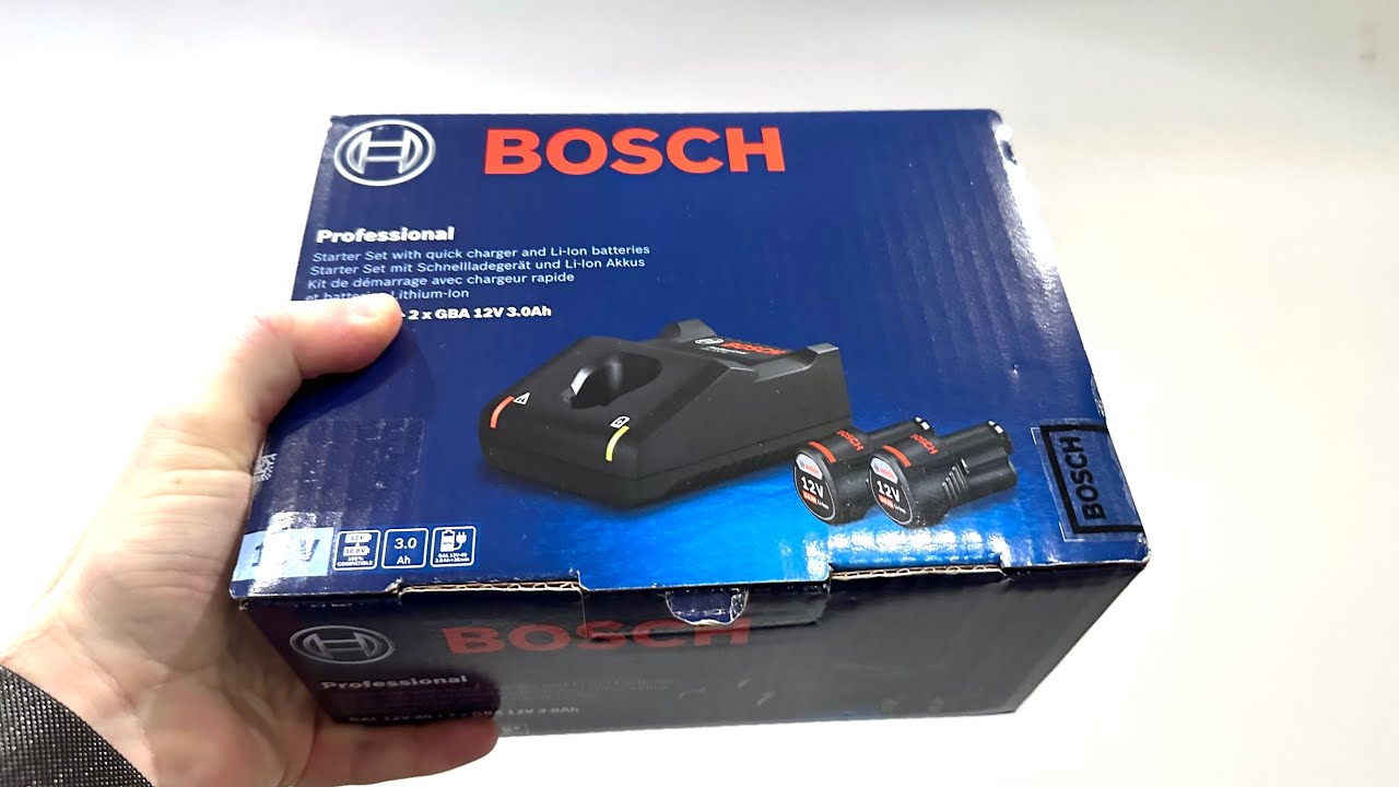 Bosch gal12v 40 charger unboxing 
