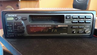 Sony   XR 4700RDS CLASSIC CAR RADIO CASSETTE PLAYER video test 4k