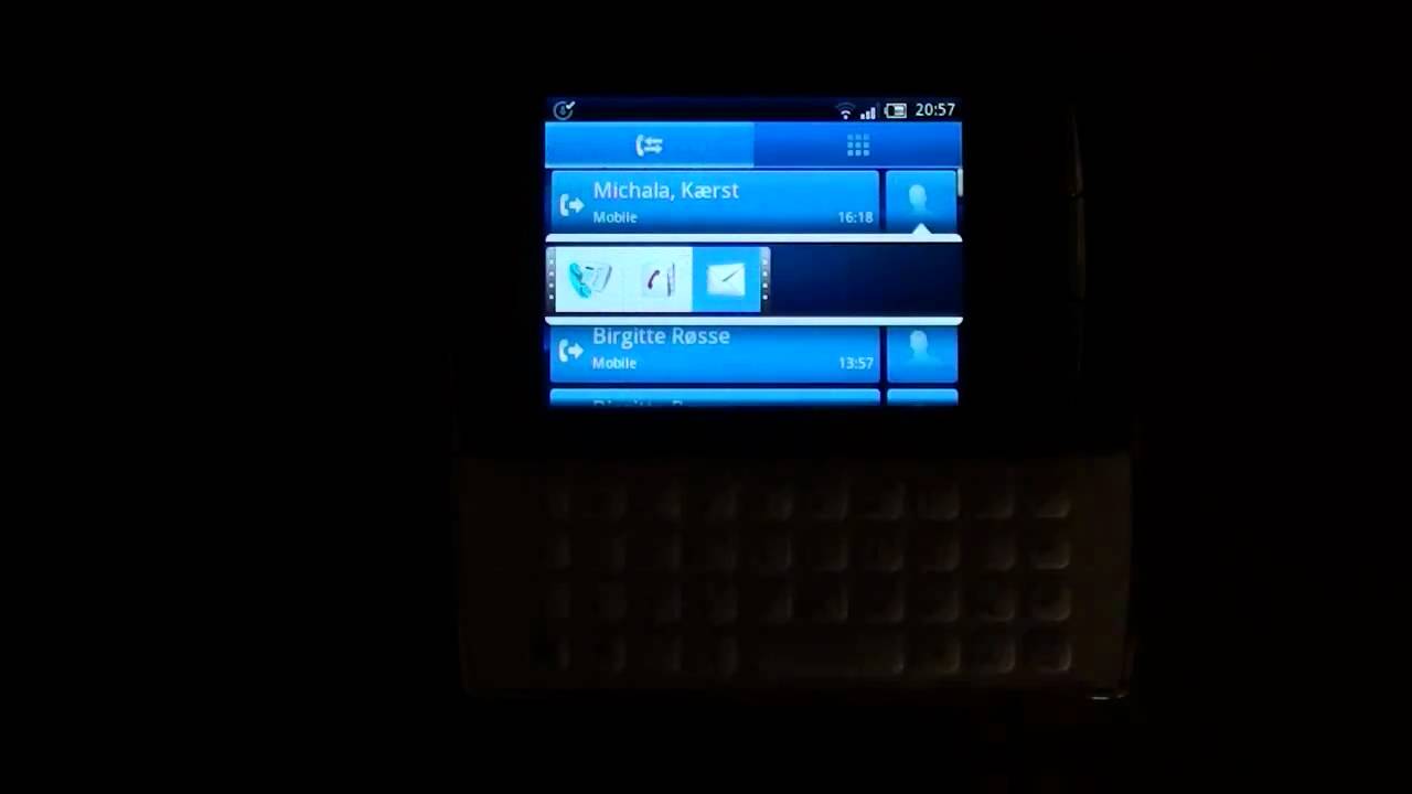 Sony Ericsson X10 Mini Pro Usability review 1: Calling