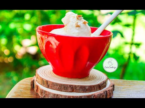 peanut butter ice cream/მიწისთხილის კარაქის ნაყინი