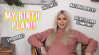 MY BIRTH PLAN! ✨ | Kristen Leanne