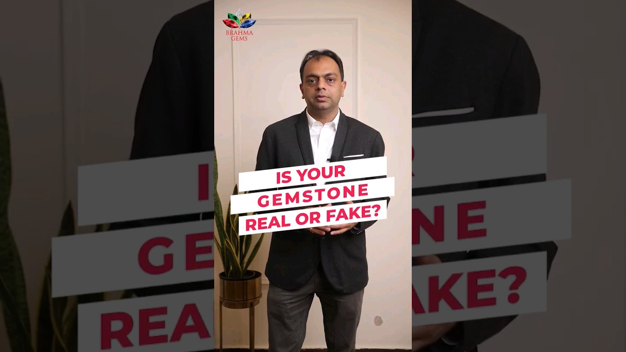 Is your gemstone REAL? Find out NOW | Fake vs Real gemstones | Brahma Gems | 011-47010101